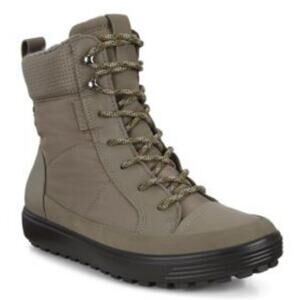 ECCO Women's Gray-Tan Soft 7 Tred GTX Altitude Sports Boots Size 9-9.5 EU 40